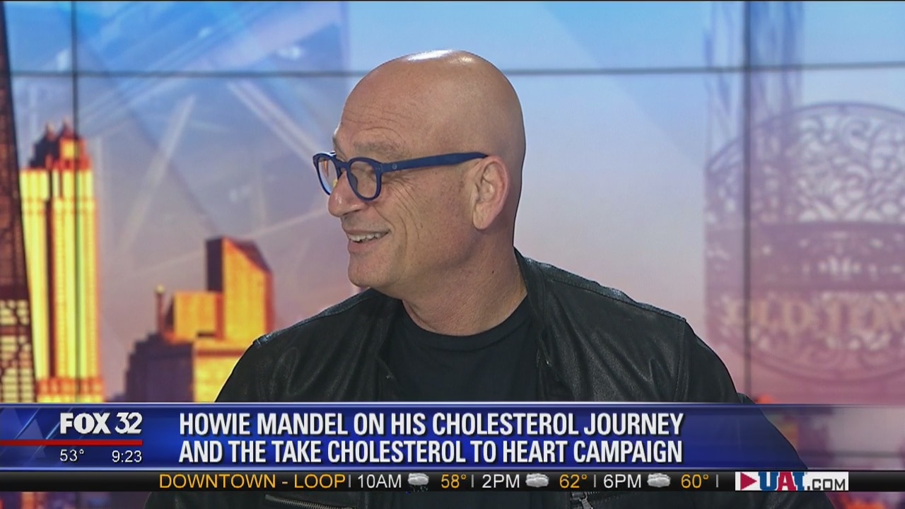 Howie Mandel educating Americans on high cholesterol