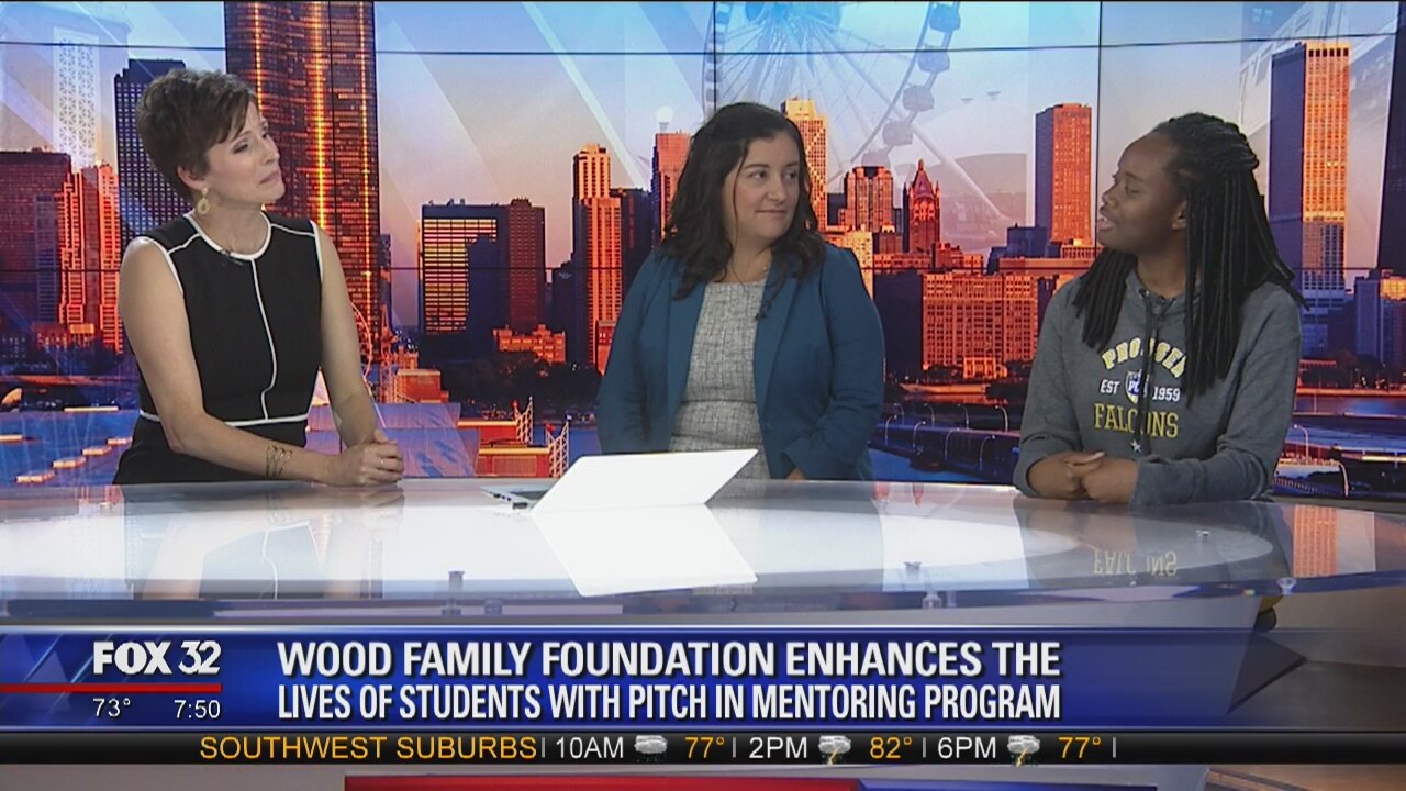 Wood Family Foundation enhances lives of students with pitch-in mentoring program