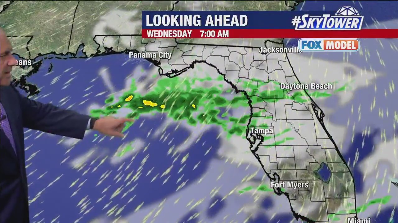 Tuesday evening forecast