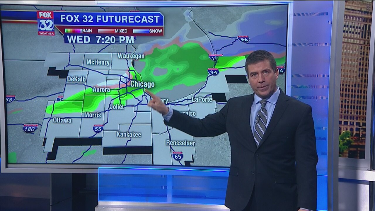 6 p.m. forecast for Chicagoland on Nov. 5