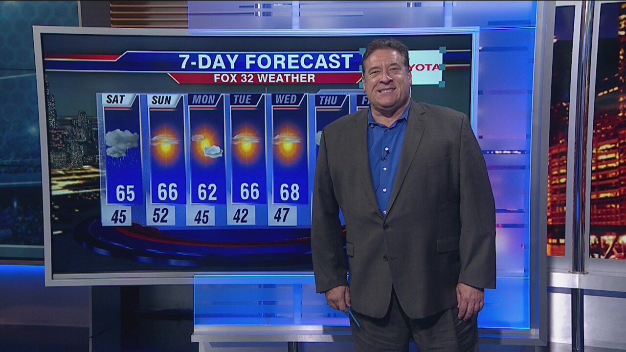 10 p.m. forecast for Chicagoland on Oct. 4