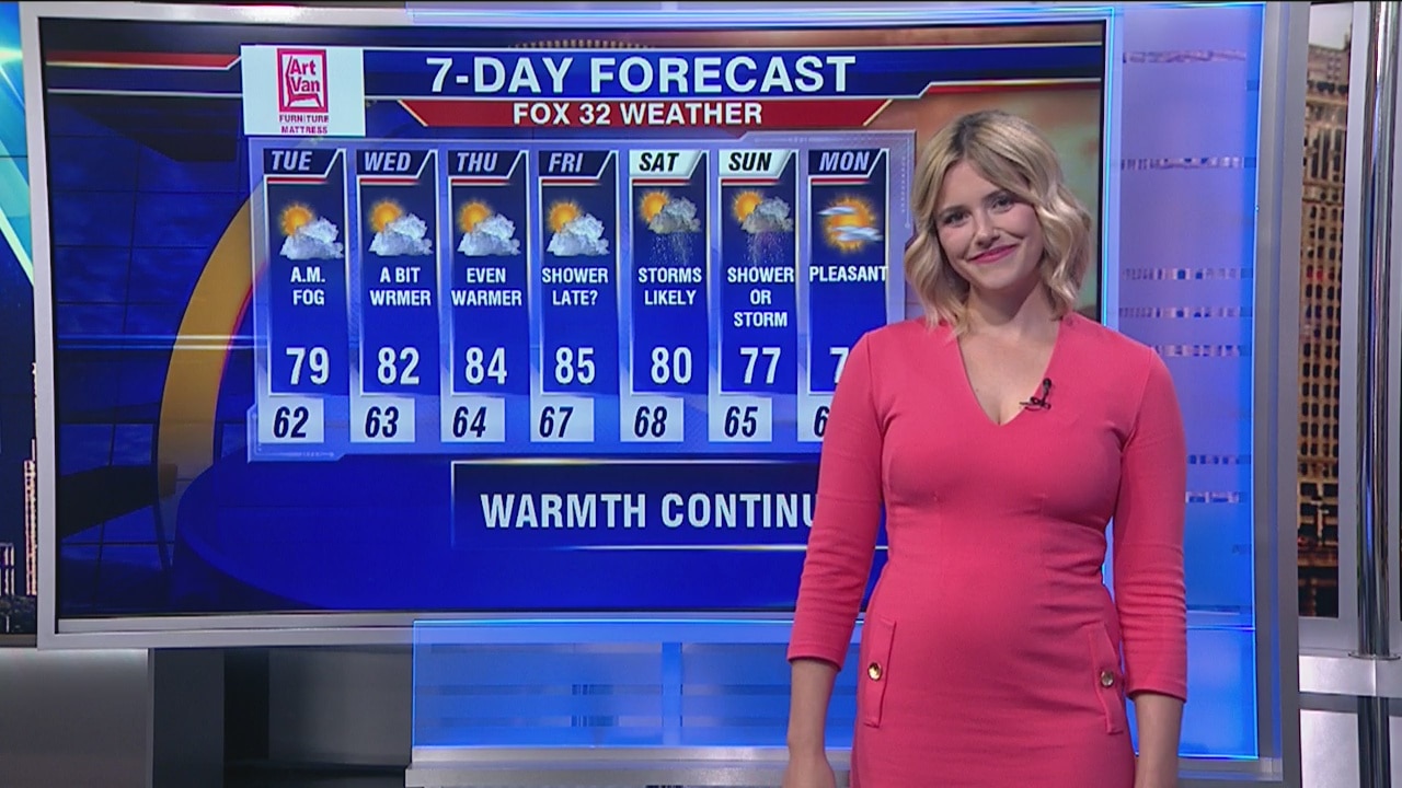 1 p.m. forecast for Chicagoland on Sept. 17