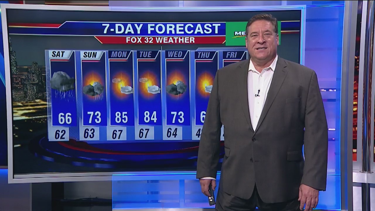 9 p.m. forecast for Chicagoland on Sept. 27