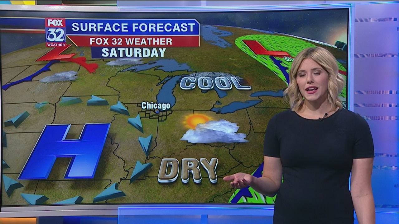 10 a.m. forecast for Chicagoland on September 13th