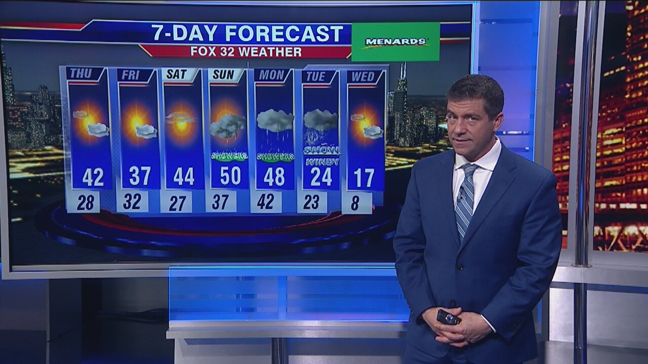 10 p.m. forecast for Chicagoland on Dec. 4