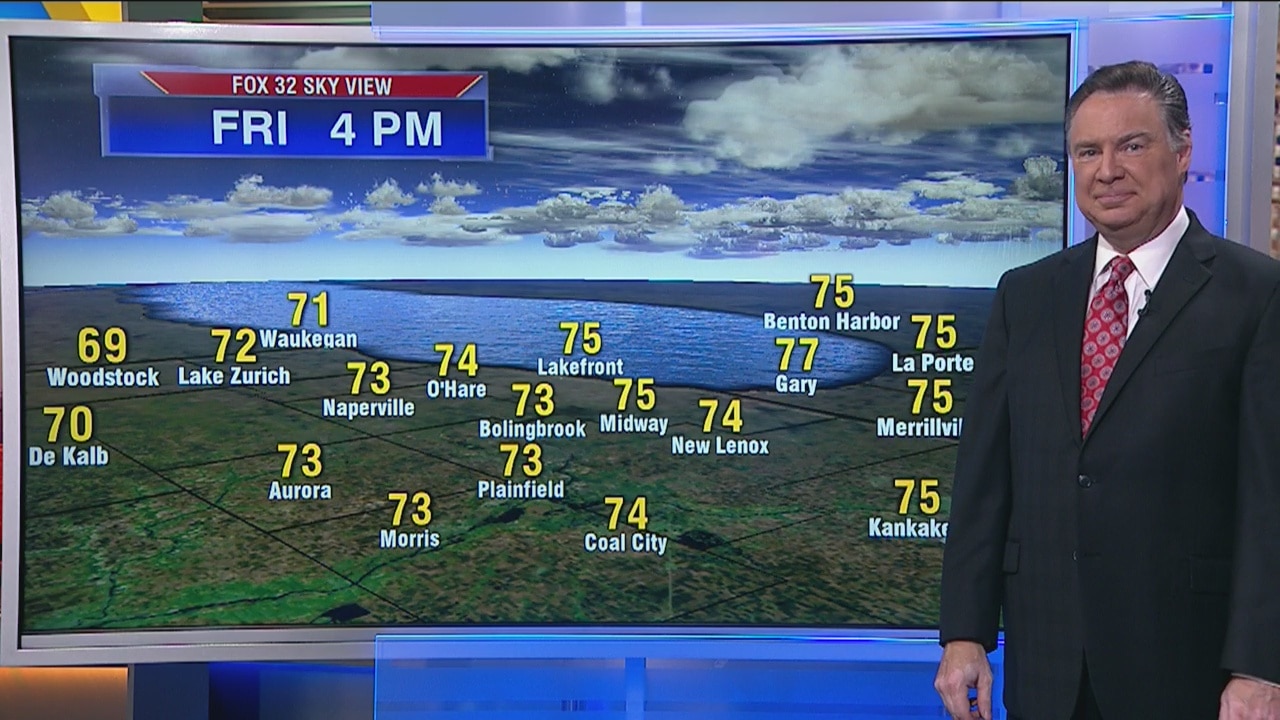 3:30 a.m. forecast for Chicagoland on September 13th