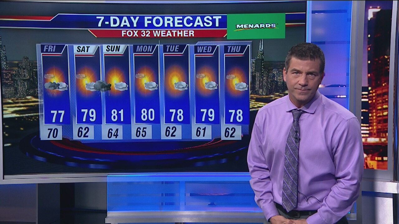 10 p.m. forecast for Chicagoland on Sept. 12