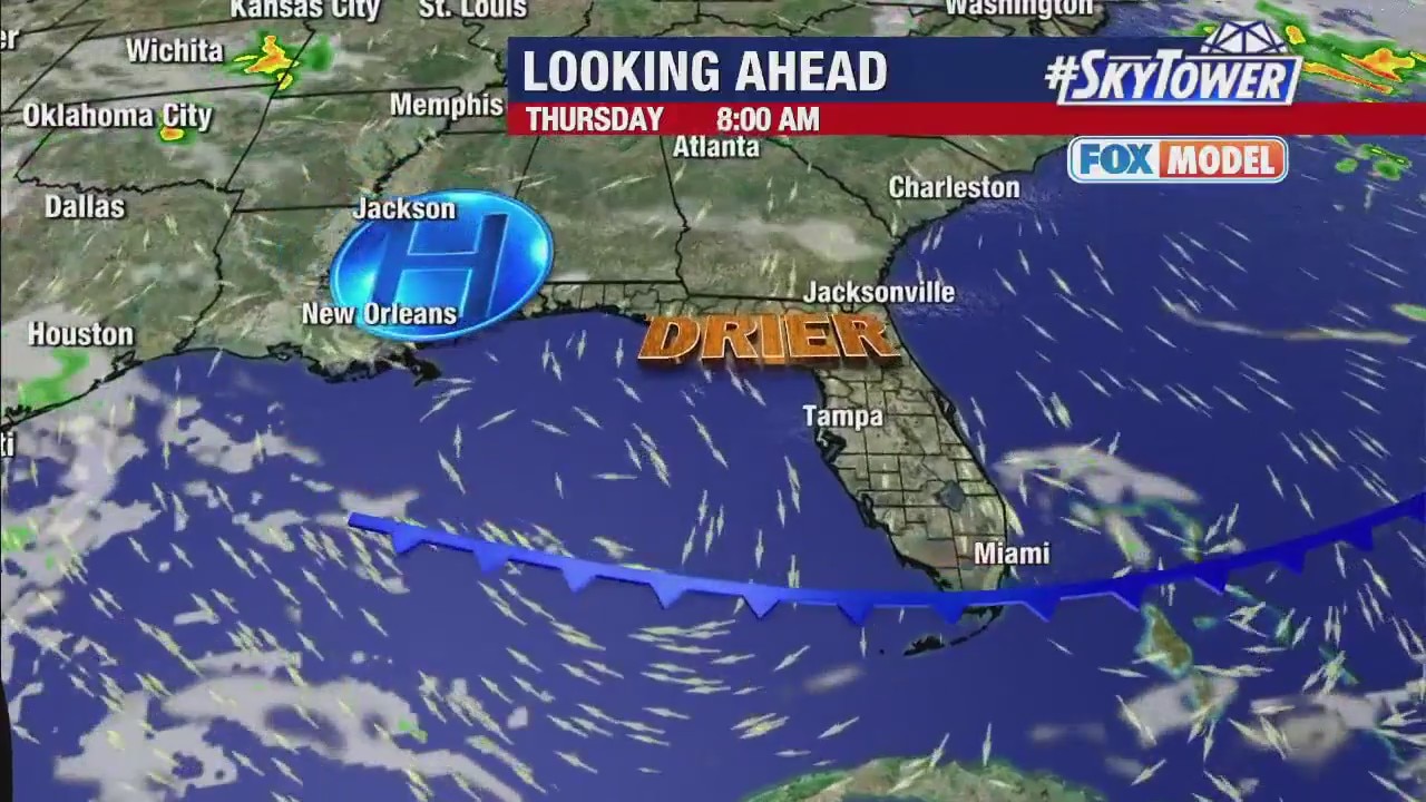 Wednesday evening forecast