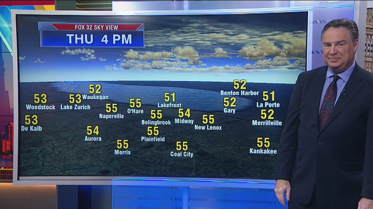 3:30 a.m. forecast for Chicagoland on October 17th