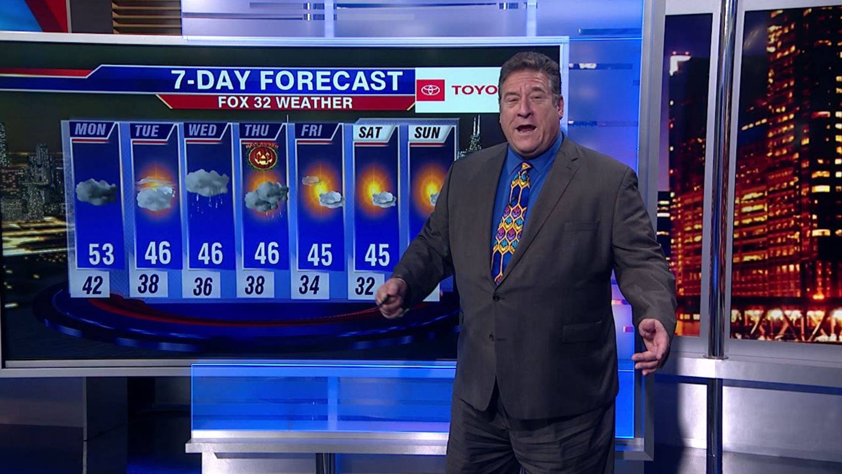 Chicagoland weather forecast 9 p.m. Sunday October 27, 2019