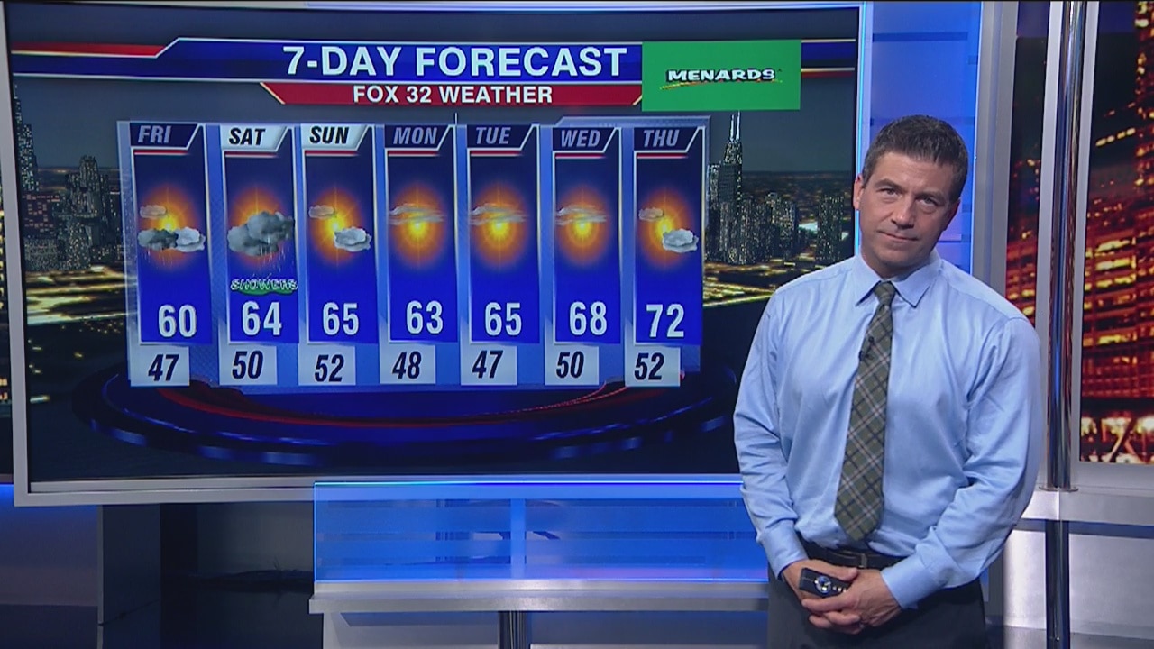 10 p.m. forecast for Chicagoland on Oct. 3
