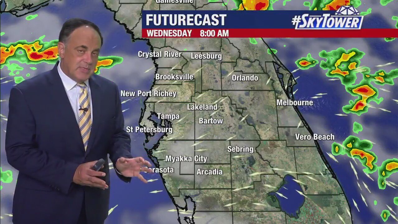 Tuesday evening forecast