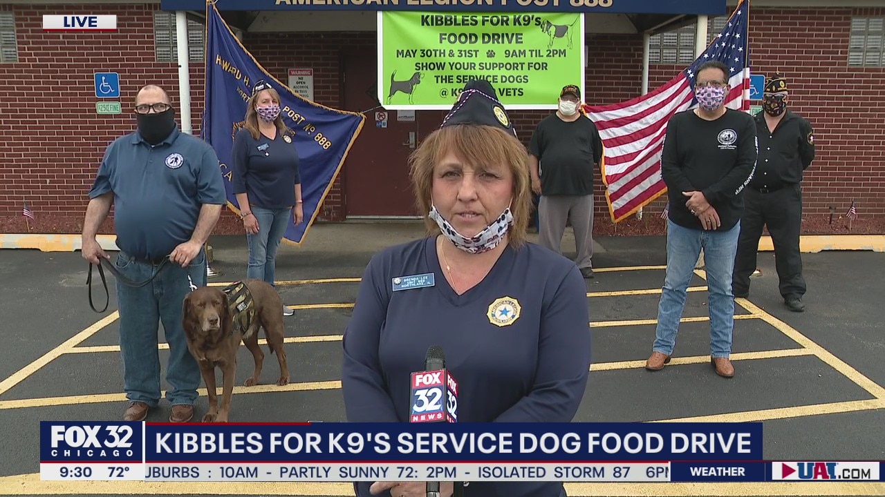 Kibbles for K9?s service dog food drive