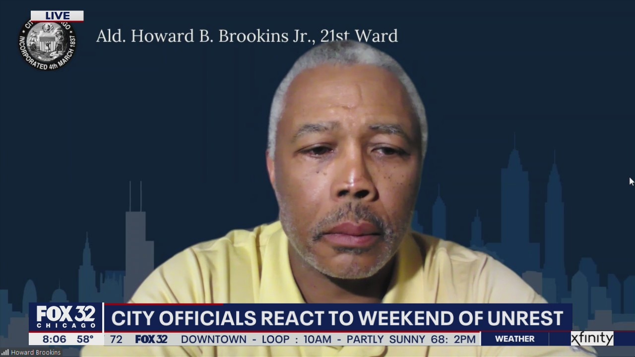 Ald. Howard Brookins reacts to weekend of unrest in Chicago
