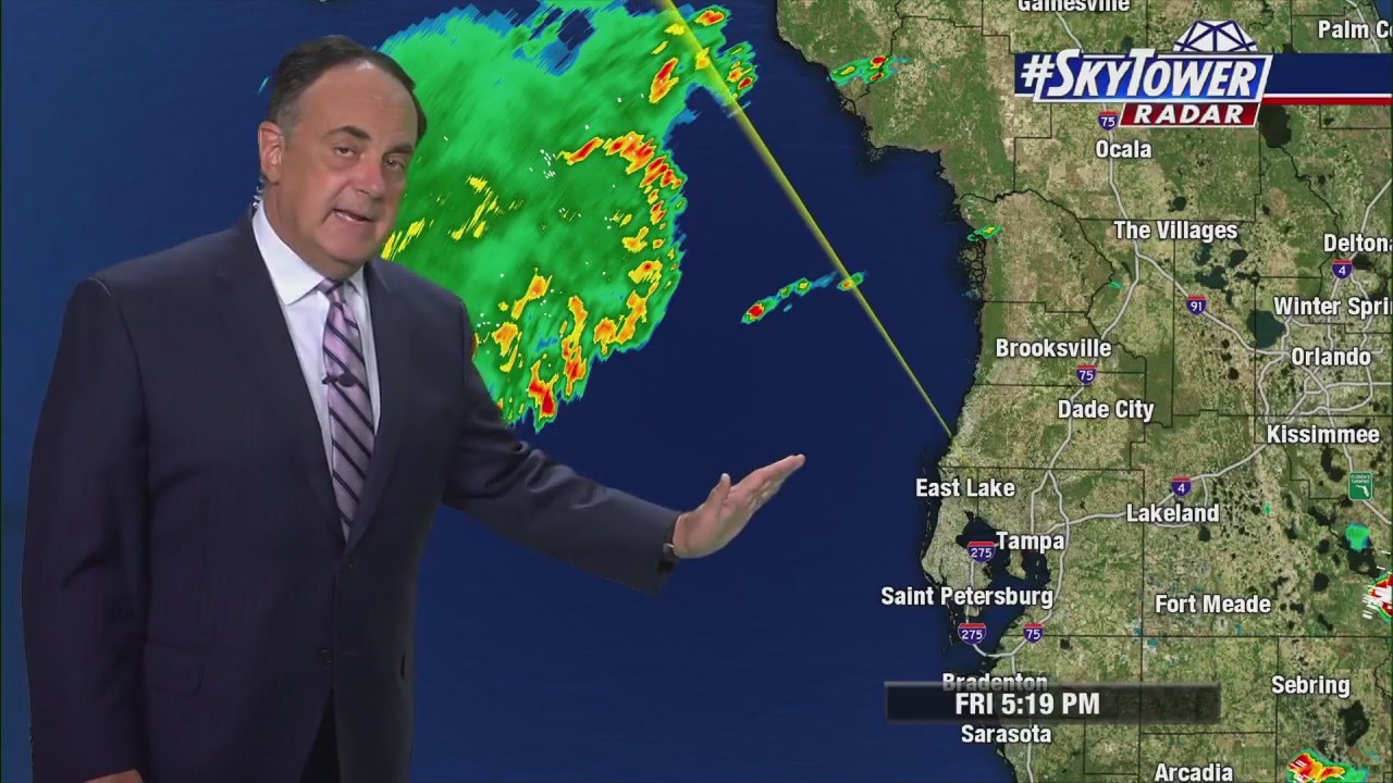 Friday evening forecast