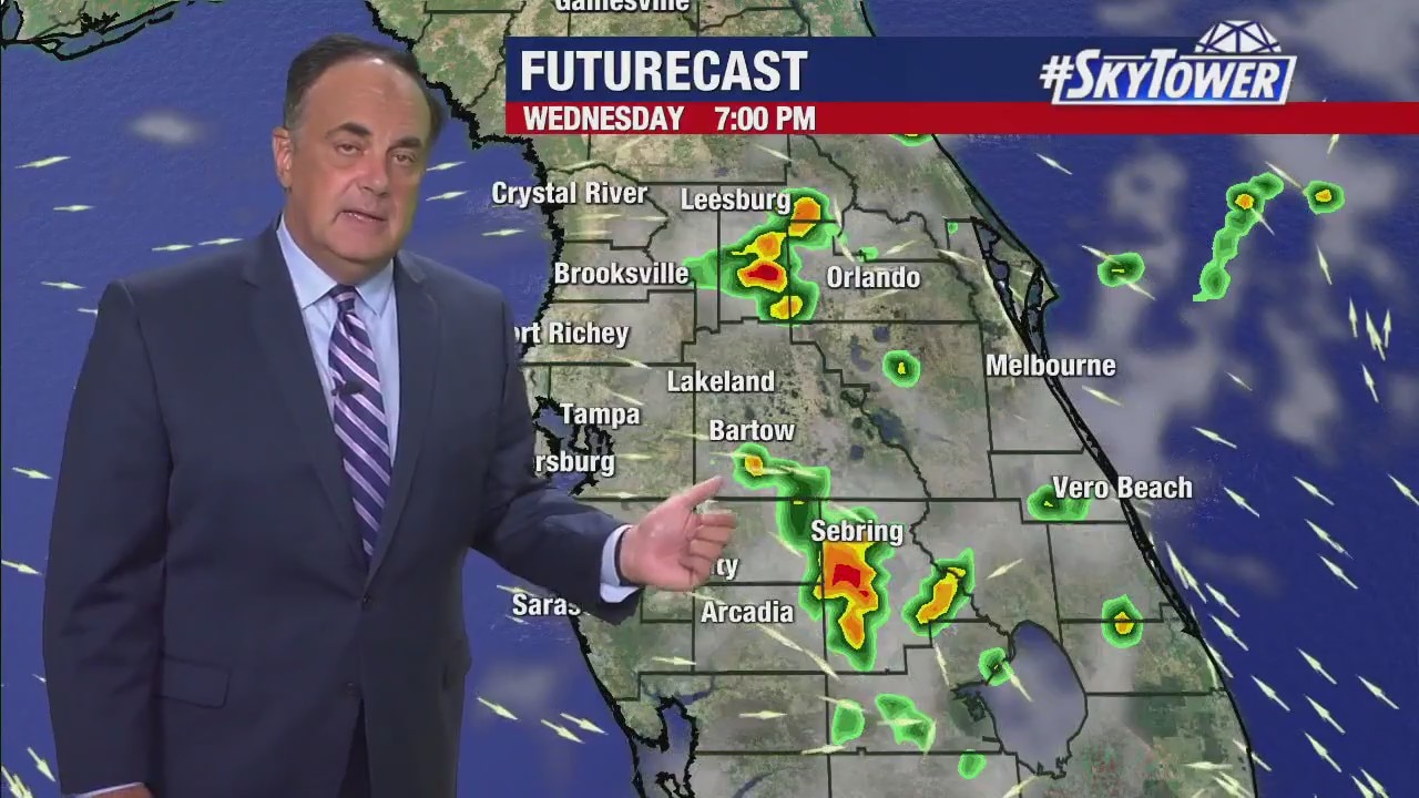 Tuesday evening forecast