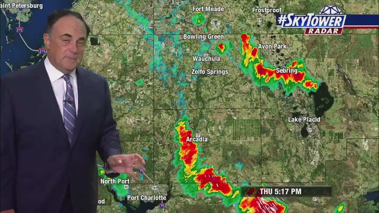 Thursday evening forecast