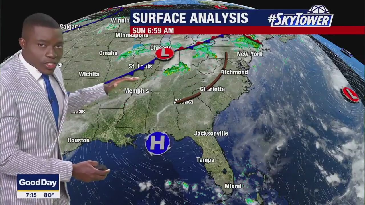Sunday morning forecast