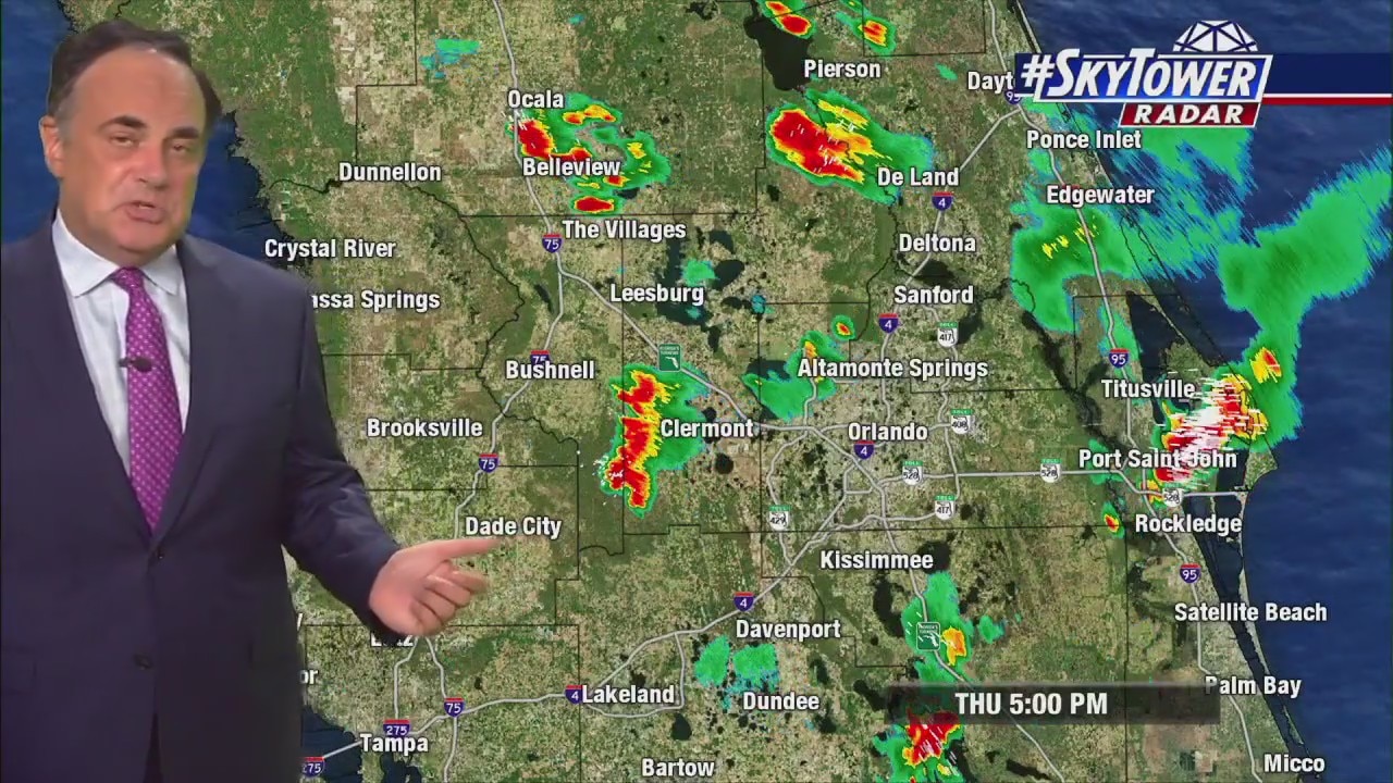 Thursday evening forecast