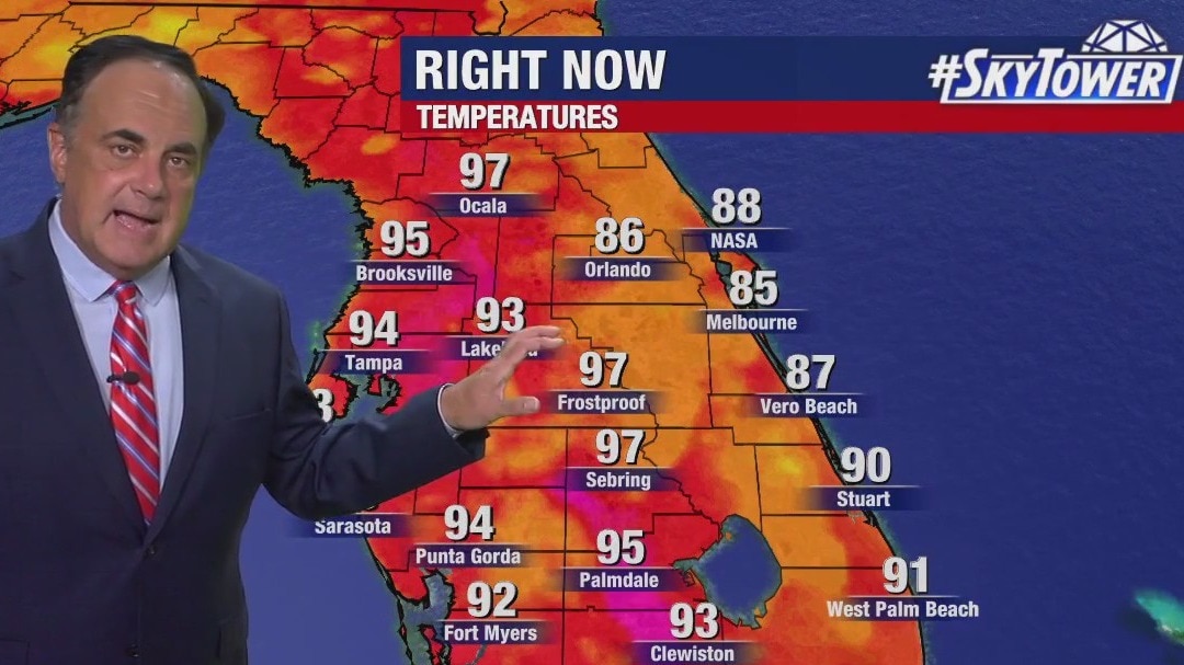 Tuesday evening forecast