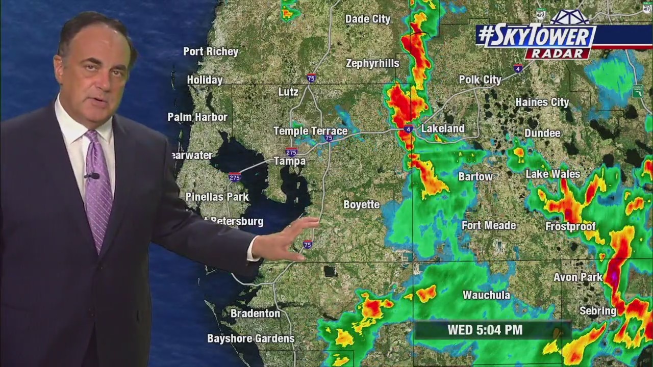 Wednesday evening forecast