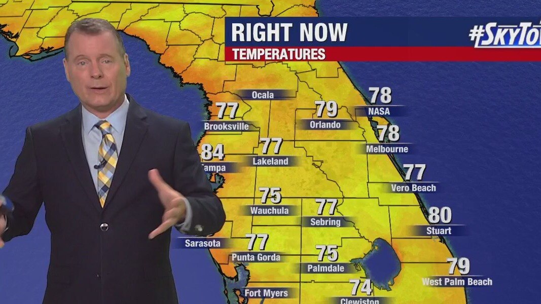 Monday morning forecast