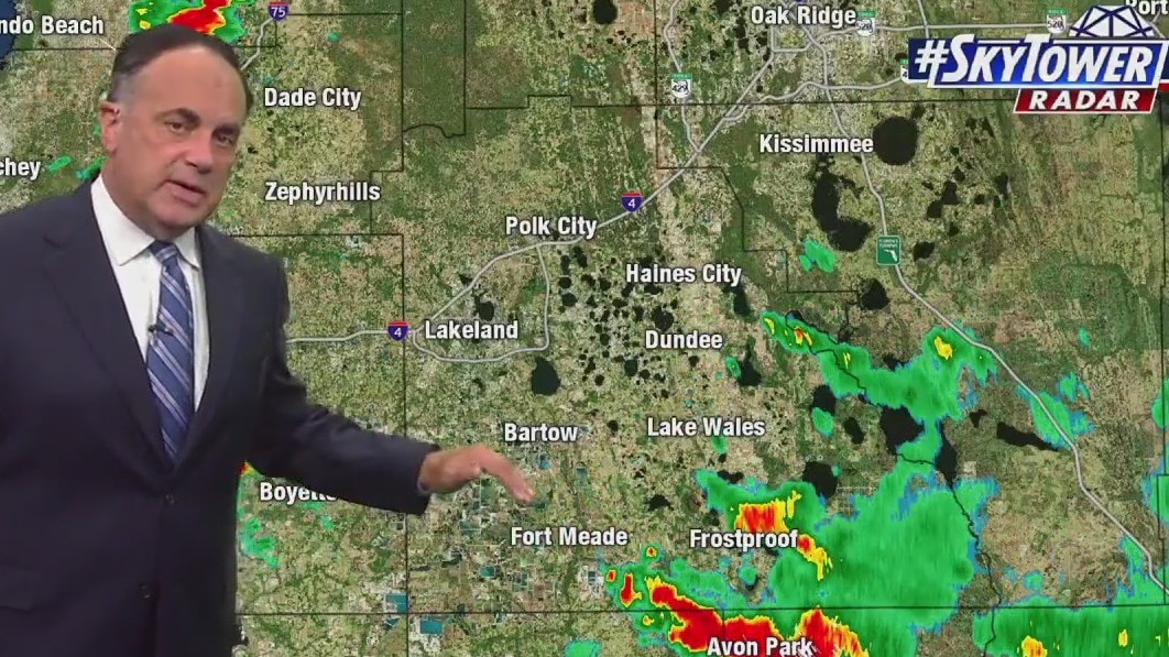 Friday evening forecast