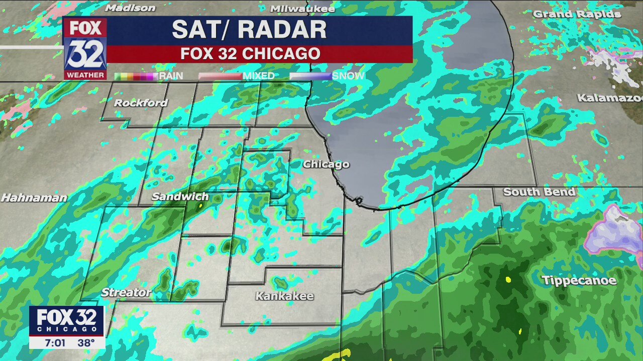 Sunday morning forecast for Chicagoland on Nov. 21