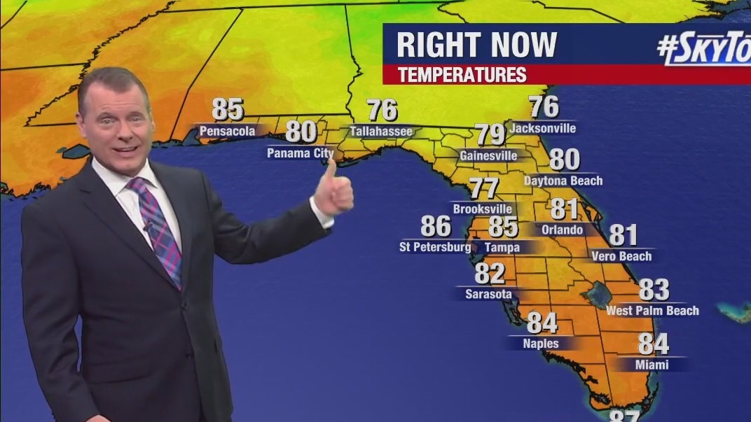 Monday morning forecast