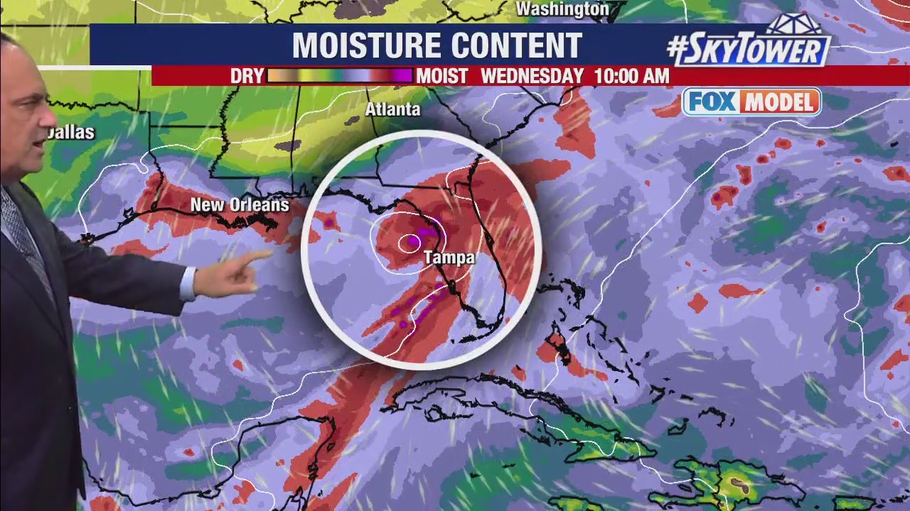 Friday evening forecast