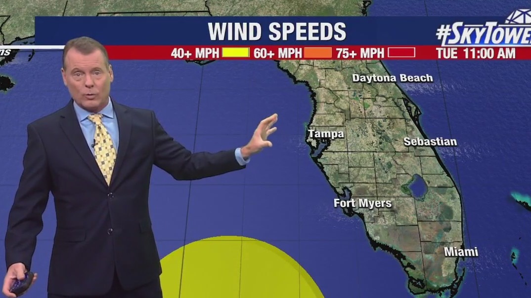 Monday morning forecast