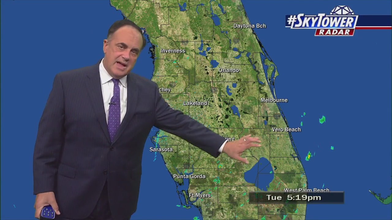 Tuesday evening forecast