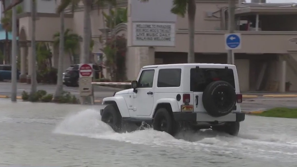 Treasure Island dries out, cleans up