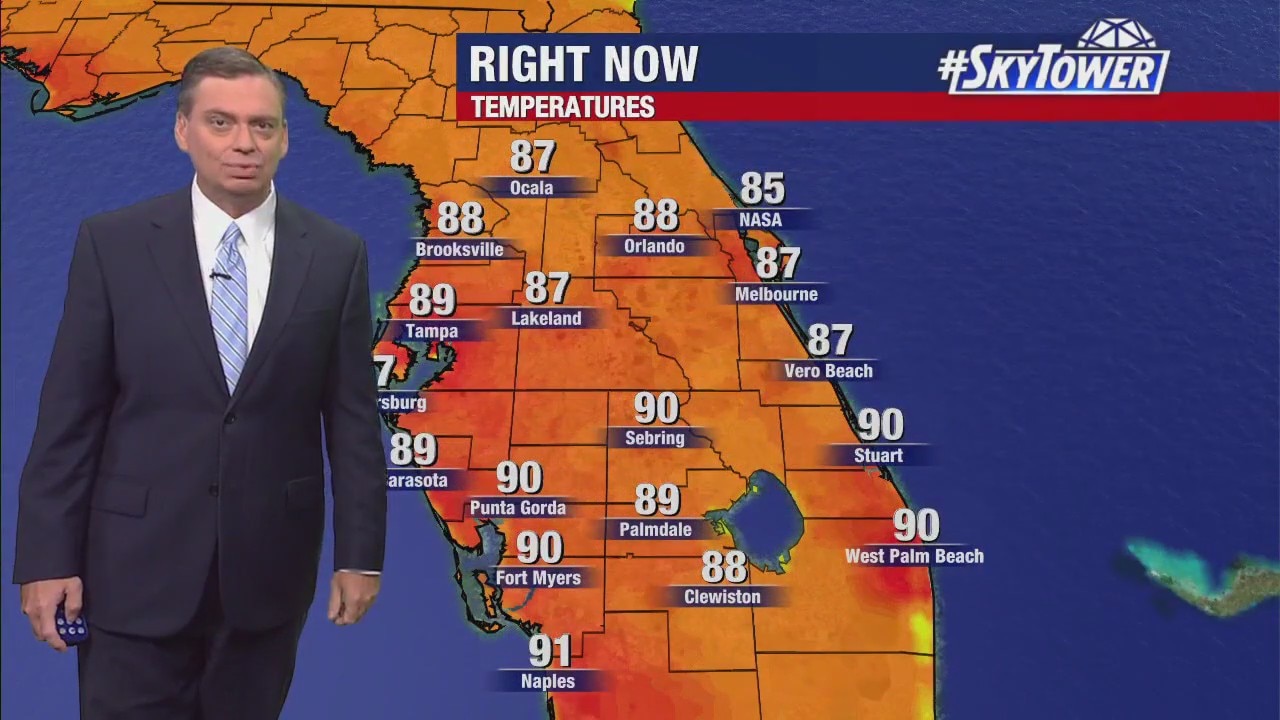Friday afternoon forecast