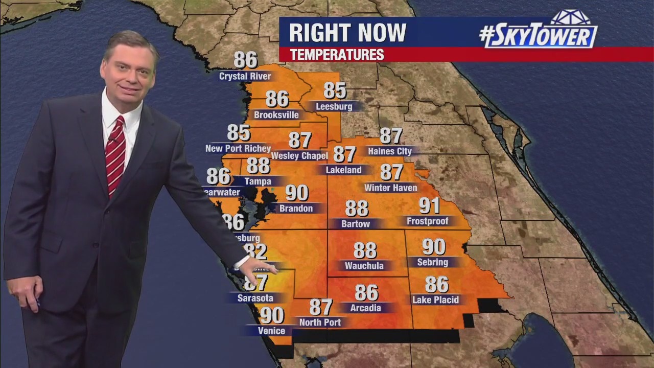 Monday afternoon forecast