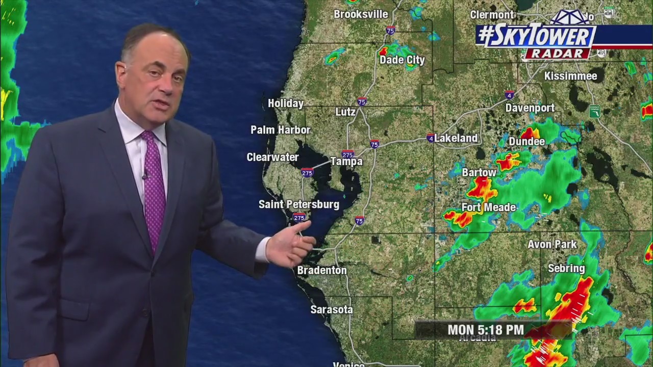 Monday evening forecast