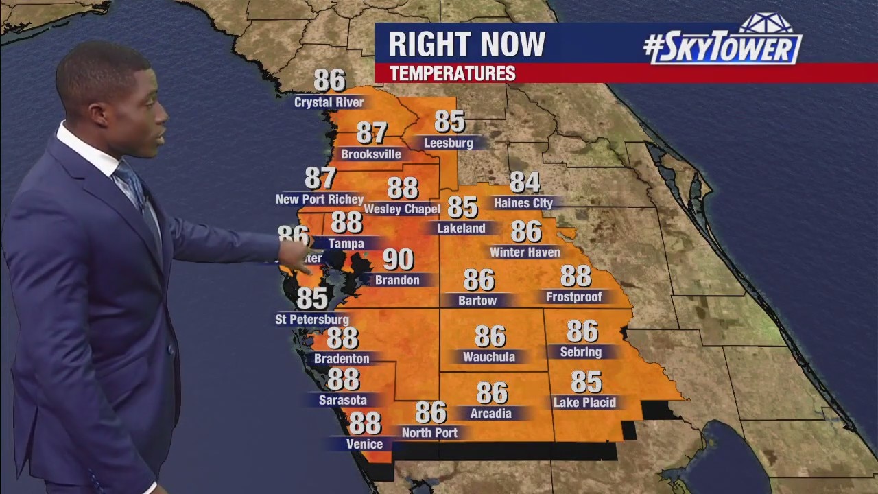 Tuesday evening forecast