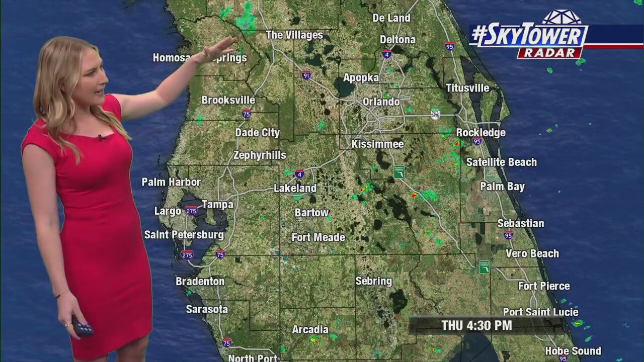 Thursday evening forecast