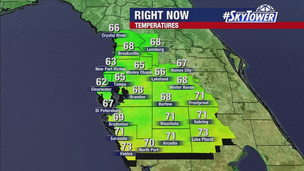 Monday afternoon forecast