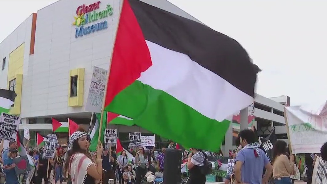 Palestinian supporters want more aid sent to Gaza