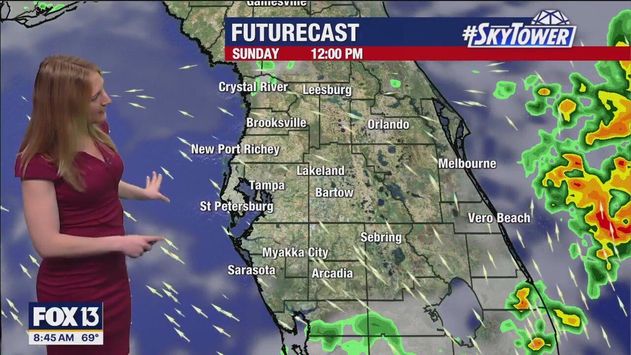 Tampa weather: Warm temps in Tampa Bay Area