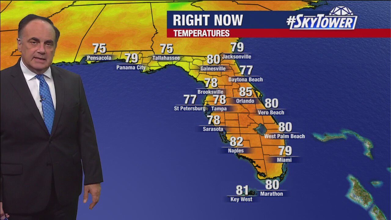 Tampa Weather | Cold front approaching Florida