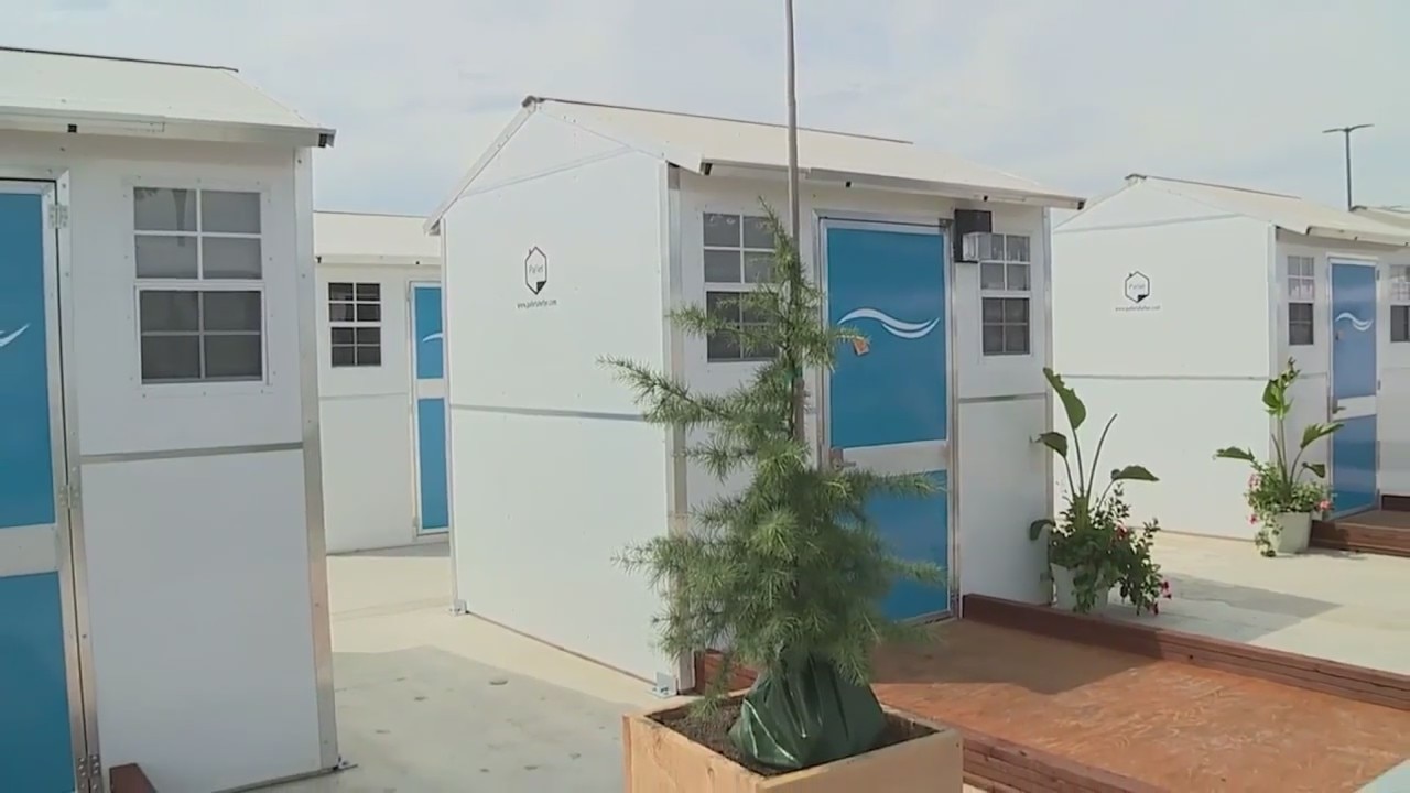 Tiny homes aim to help the homeless