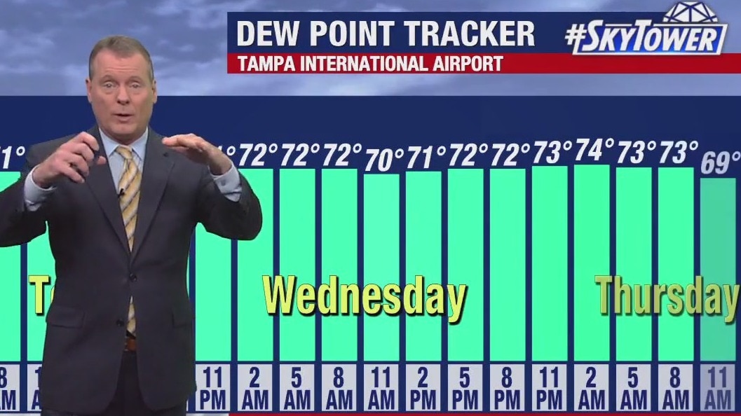 Tampa weather | partly cloudy, hot & humid Tuesday