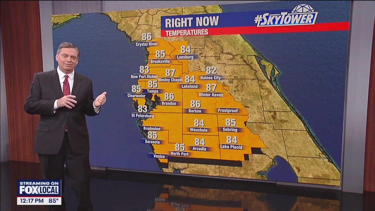 Tampa weather | Possible record high temps
