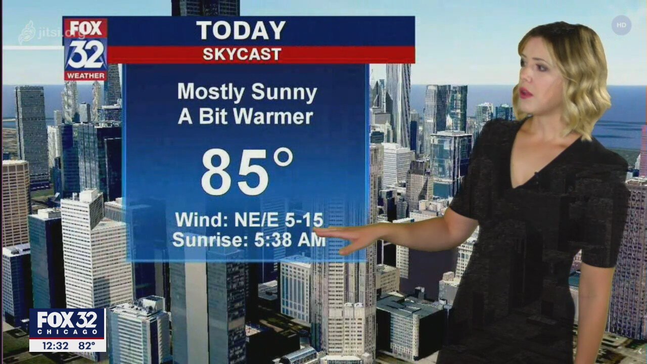 Afternoon forecast for Chicagoland on July 24th