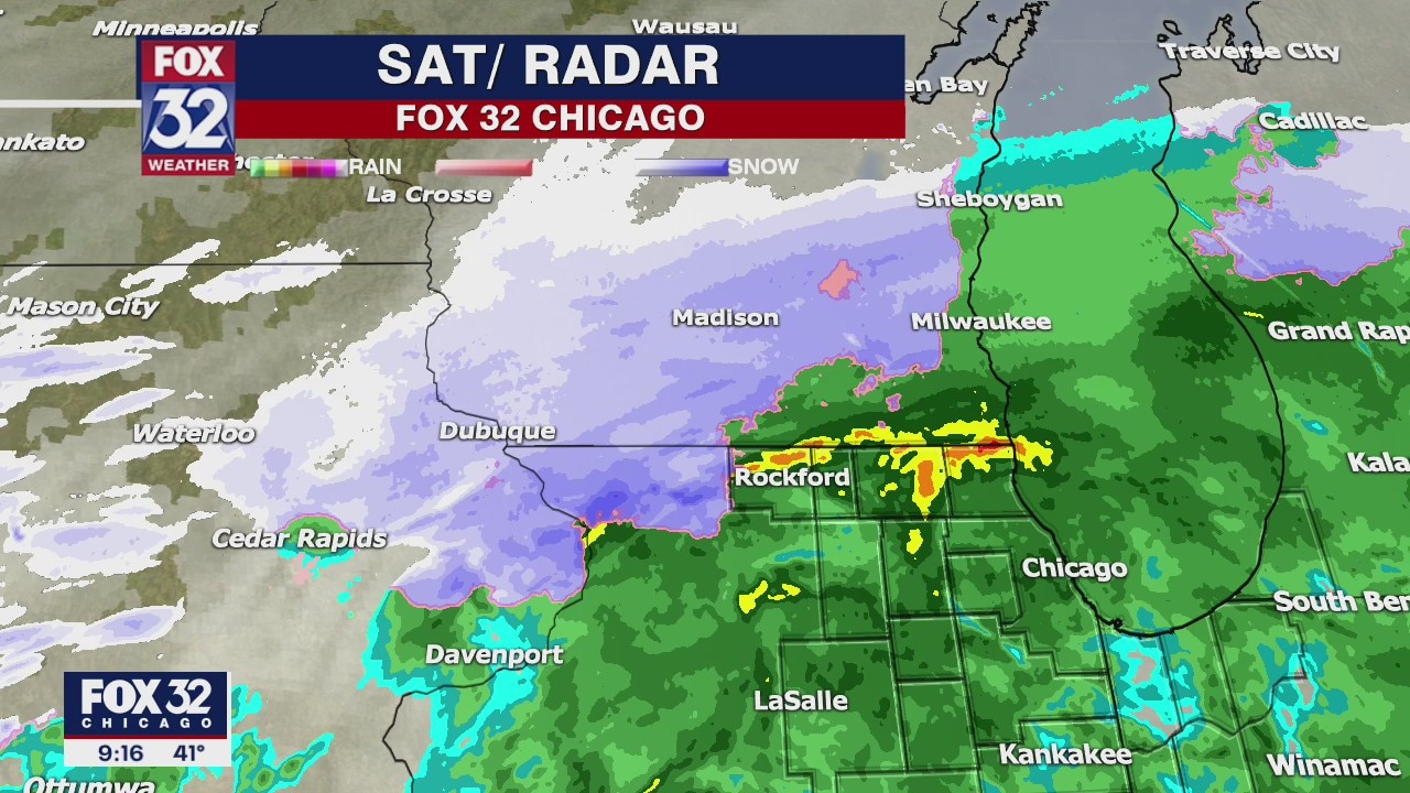 10 p.m. forecast for Chicagoland on Dec. 11