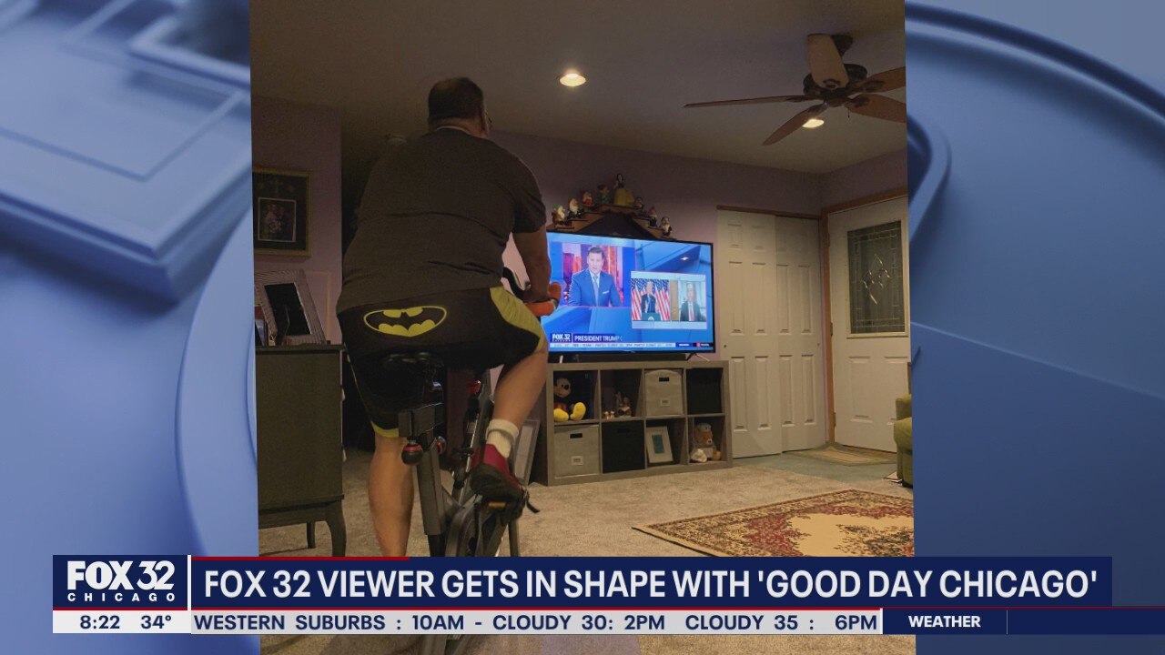 FOX 32 viewer shows off his Good Day Chicago workout routine