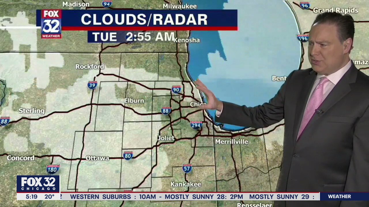 Morning forecast for Chicagoland on Jan. 19th