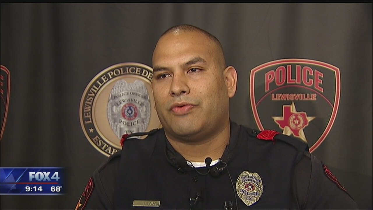 Lewisville officer speaks out about buying car seat